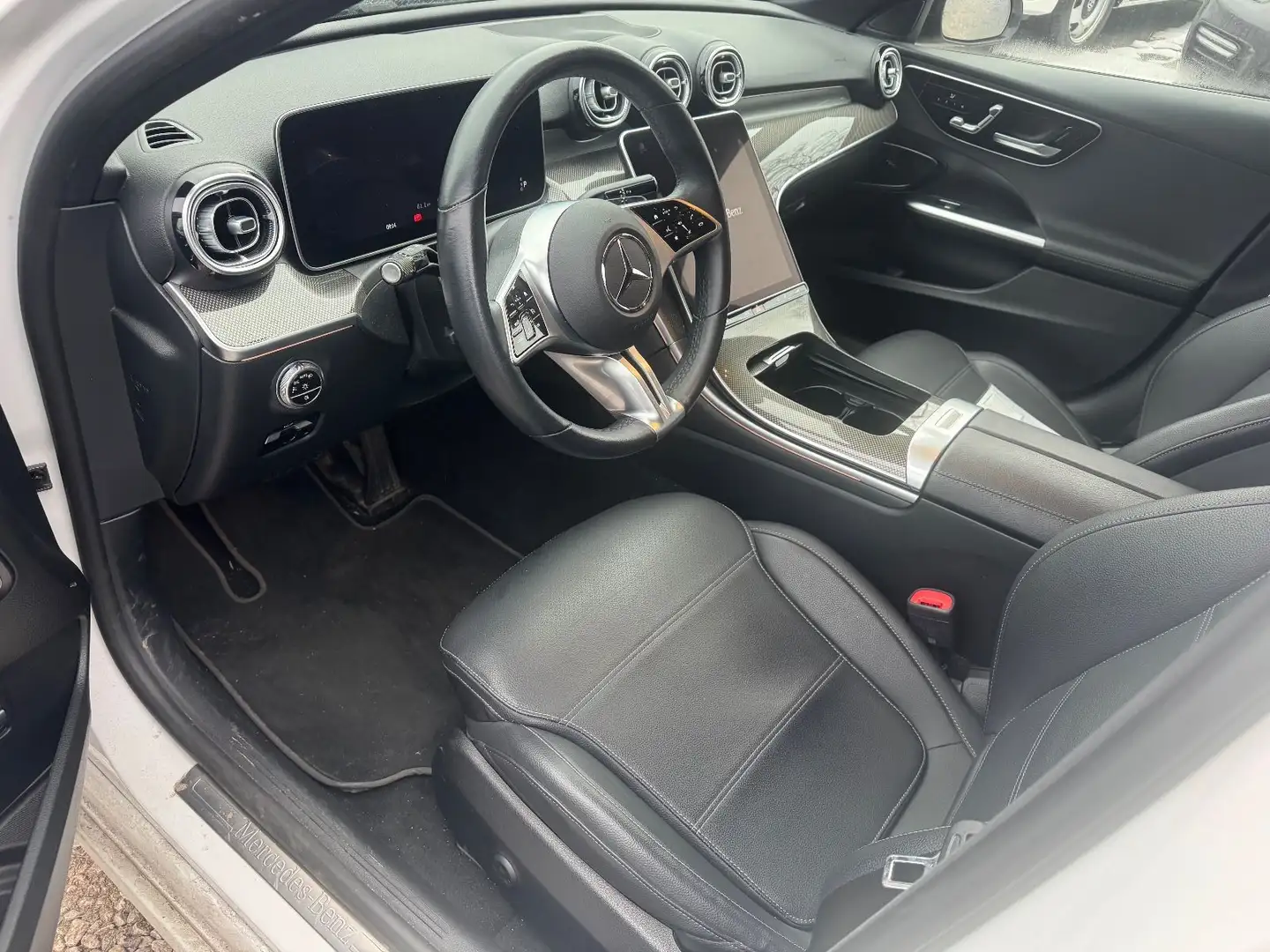 Mercedes-Benz C 300 d Limousine *LEDER/NIGHT-PAKET/KAMERA* Blanc - 2
