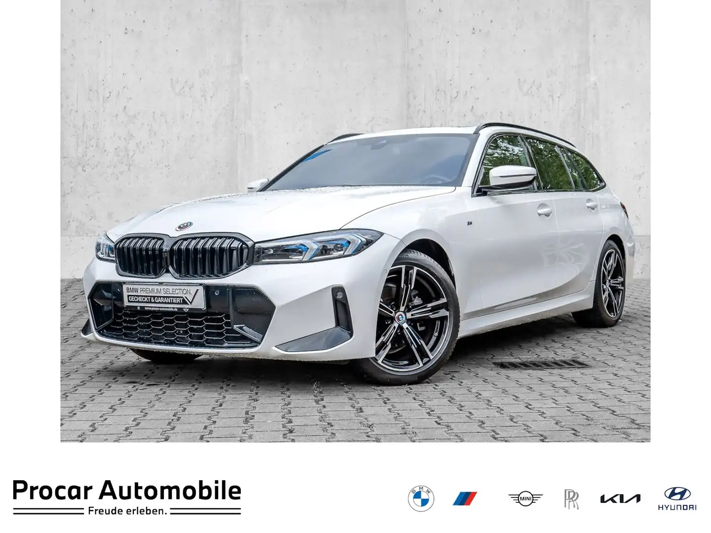 BMW 318 i M Sport Adap.LED Pano H/K HuD DA PA Wit - 1