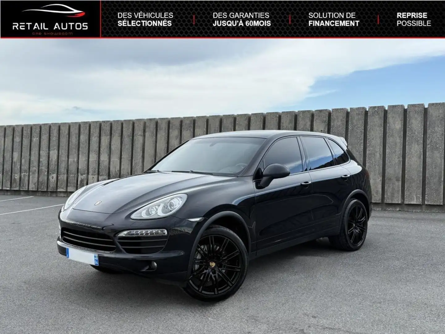 Porsche Cayenne S 4.8i V8 - 400 - BVA Tiptronic S Noir - 1
