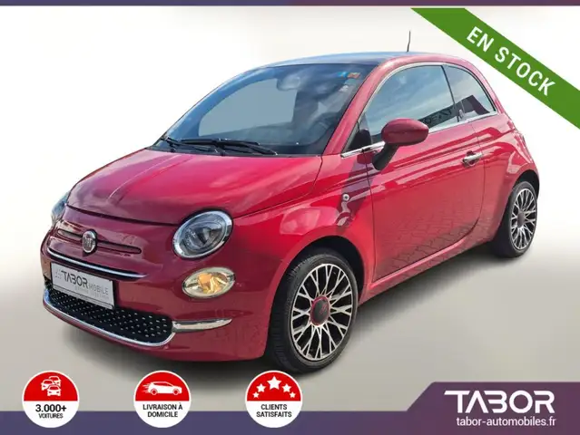 Fiat 500 1.0 Mild Hybrid Red PanoR UConnect