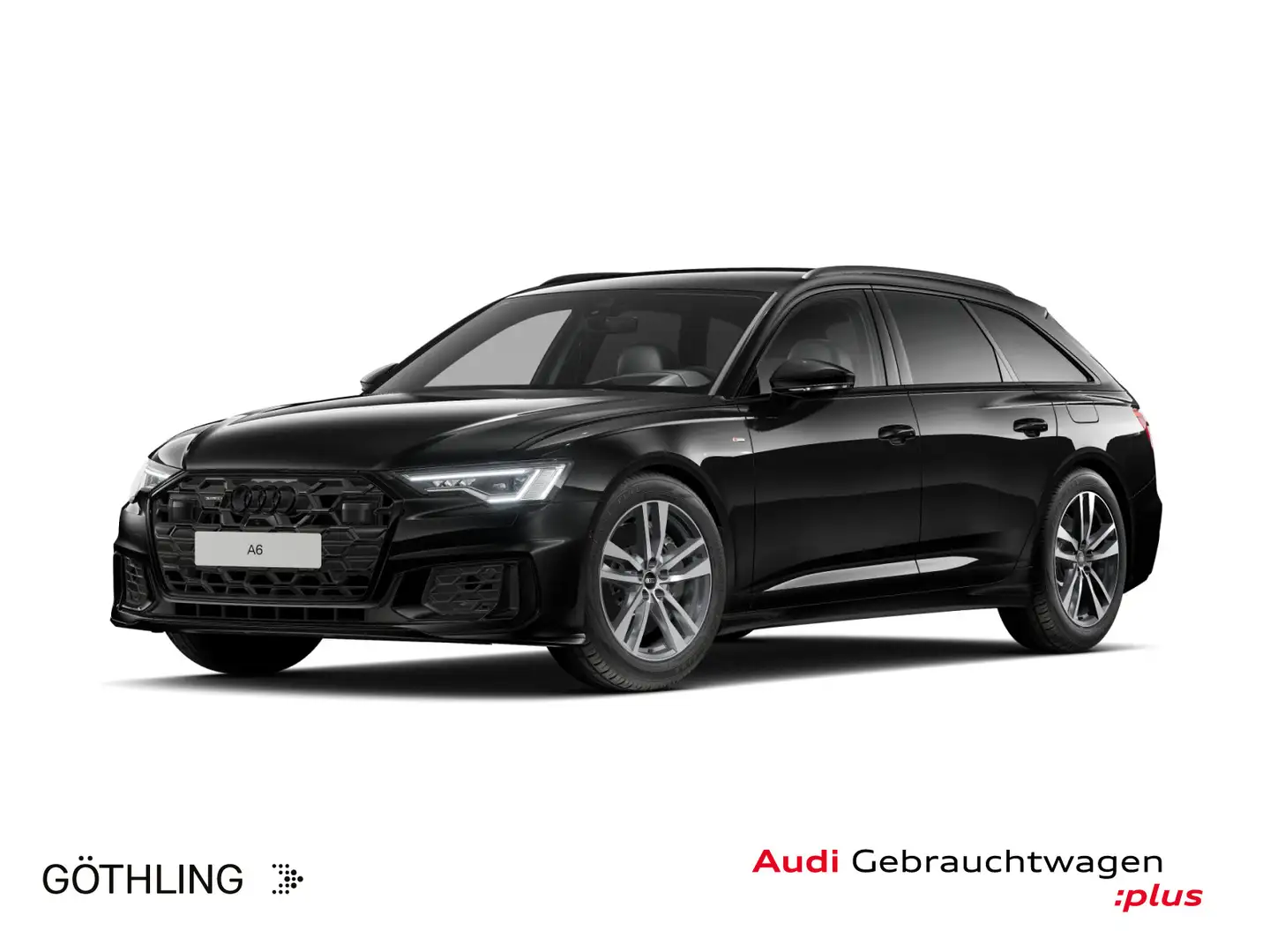 Audi A6 50 TFSIe qu S line S tro*HUD*Matrix*Vir Schwarz - 1