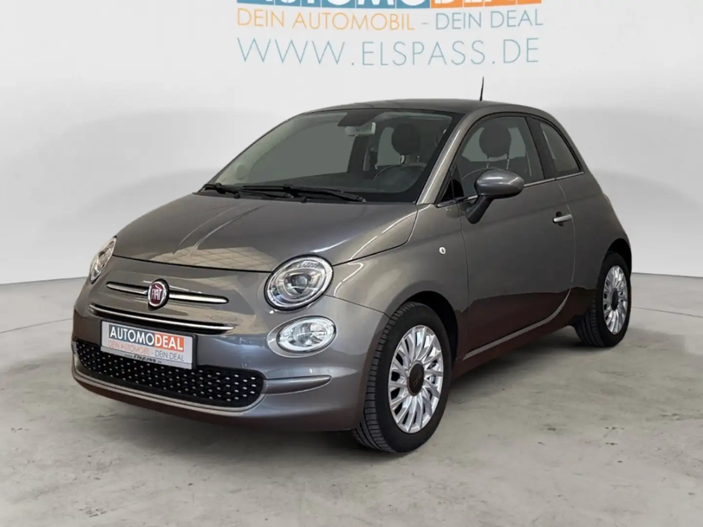 Fiat 500 Lounge PANODACH TEMPOMAT APPLE/ANDROID ALU PDC BLU Grijs - 2