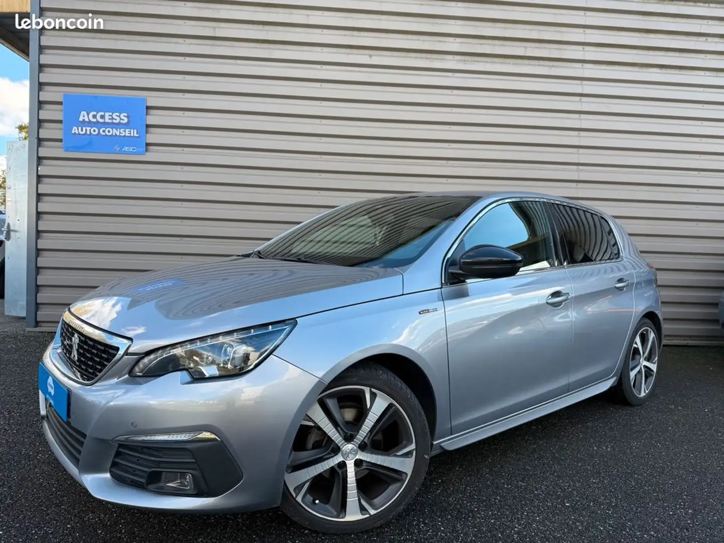 Peugeot 308 GTLINE COURROIE REMPLACEE, PRISE EN GARANTIE, Entretien complet et à jour Gris - 1