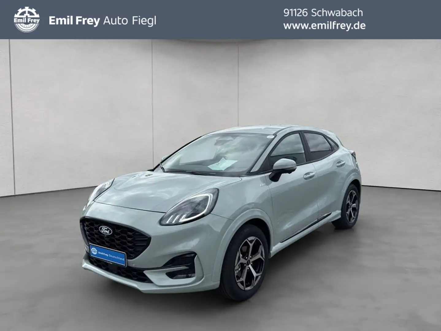 Ford Puma ST-LINE 1,0 EcoBoost Hybrid Aut. 92 kW, 5-tür Grau - 1