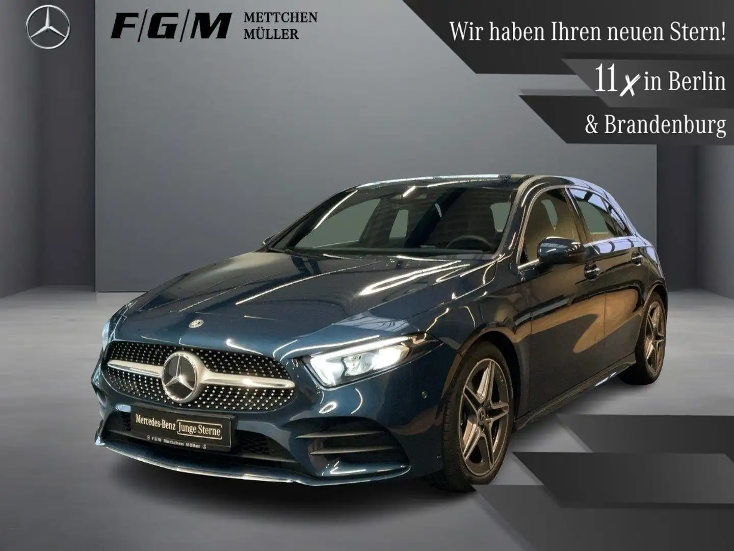 Mercedes-Benz A 250 AMG-Line Standhz|Sitzhz|Kam|LED|CarPlay Blau - 1