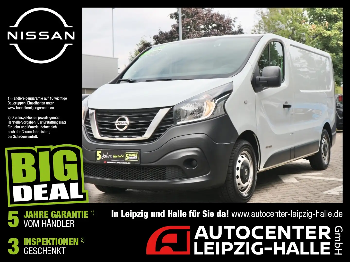 Nissan NV300 Kastenwagen dCi 120 L1H1 2.9t PRO AHK PDC Blanc - 1