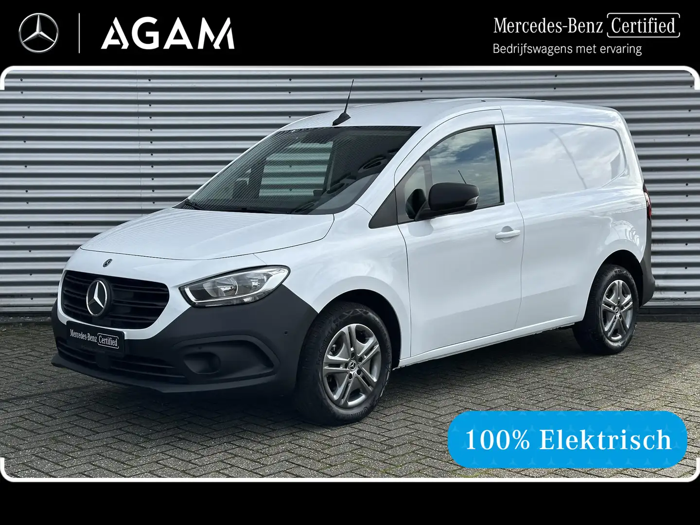 Mercedes-Benz Citan eCitan Pro-Edition Airco Navigatie 51 kWh WLTP 285 Blanc - 1