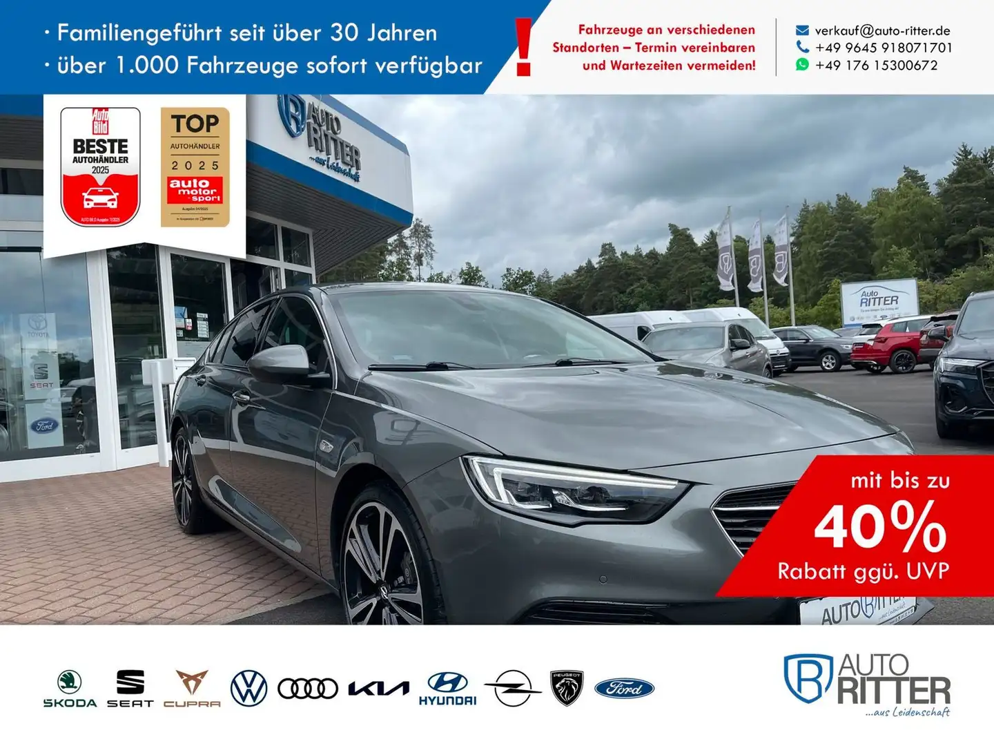 Opel Insignia 2.0 Turbo 4x4 INNOVATION Navi+ACC+SH... Grau - 1