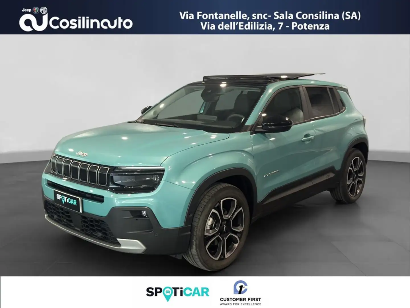 Jeep Avenger 1.2 Turbo 100 CV MHEV Summit Blauw - 1