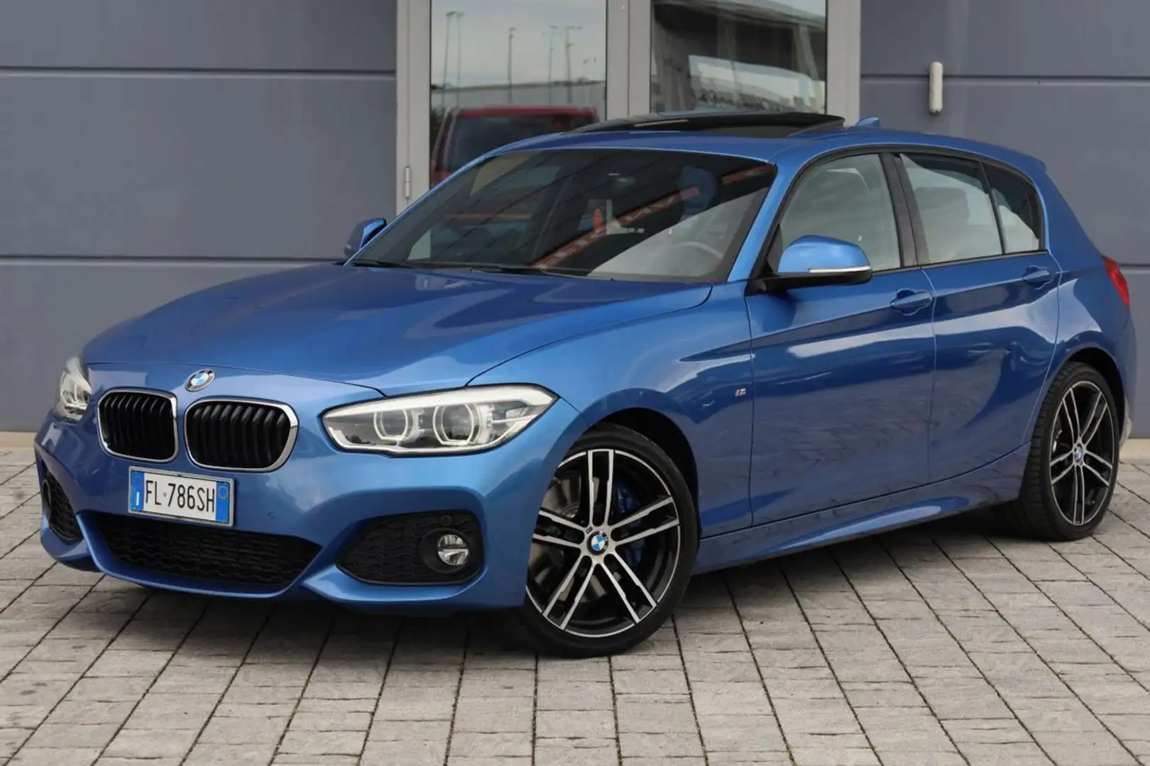 BMW 118 d auto SCHERMO NAVI MANCANTE Blu/Azzurro - 2