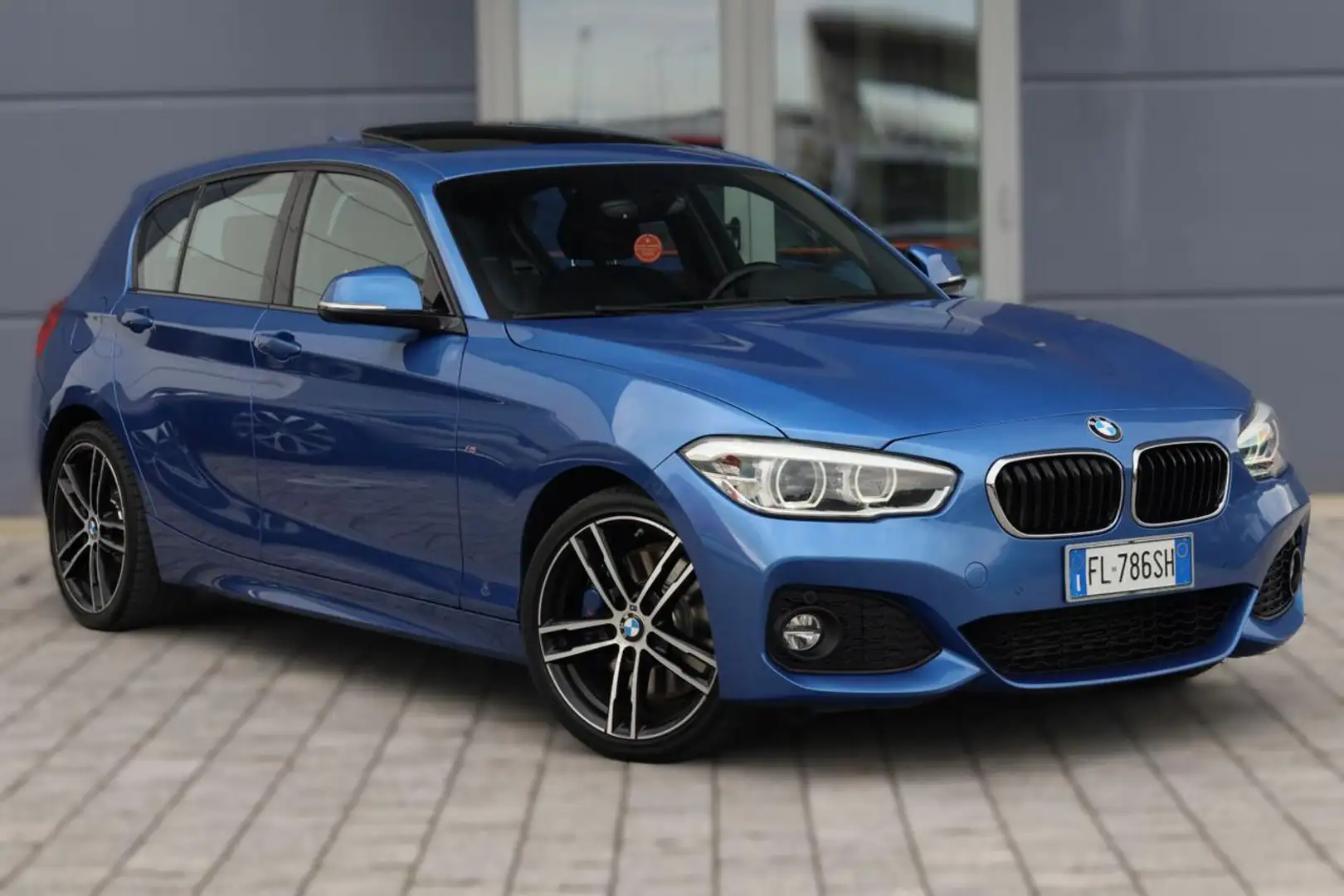 BMW 118 d auto SCHERMO NAVI MANCANTE Blu/Azzurro - 1