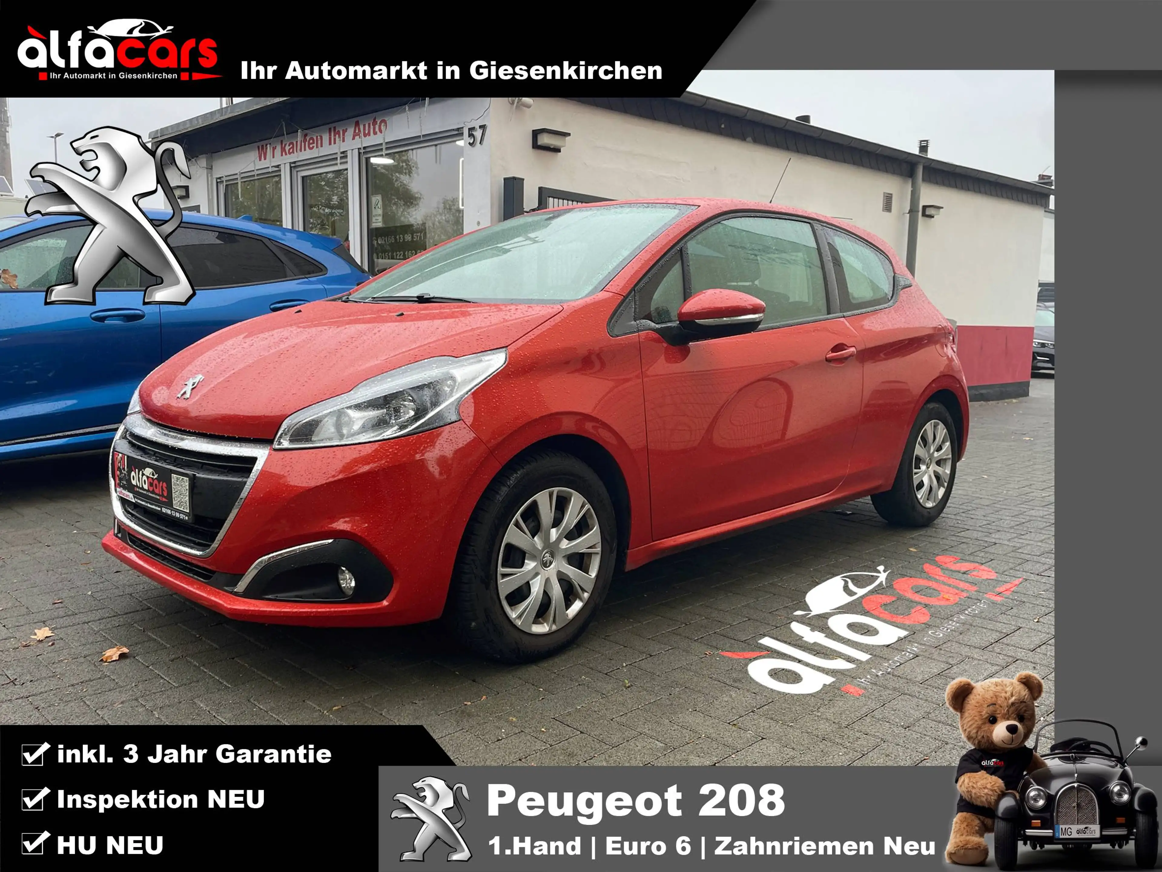 Peugeot 208 Active | 1Handd | Euro6 | 3 Jahre Garantie