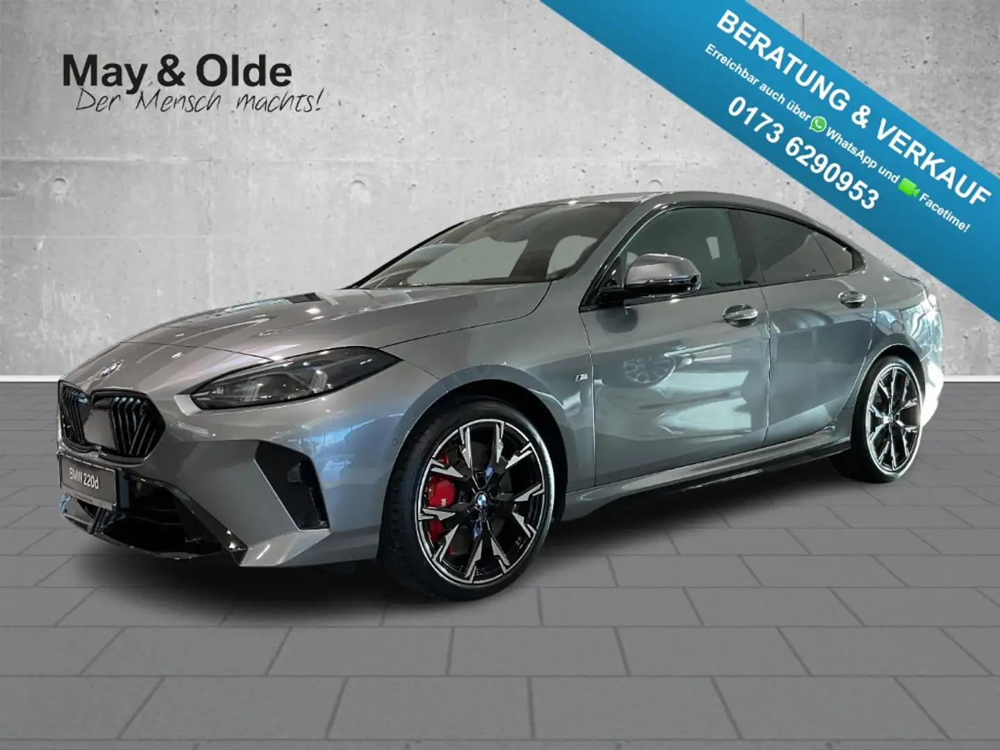 BMW 220 Gran Coupe d M Sport HUD ACC  AHK Navi H&K LED Gris - 1