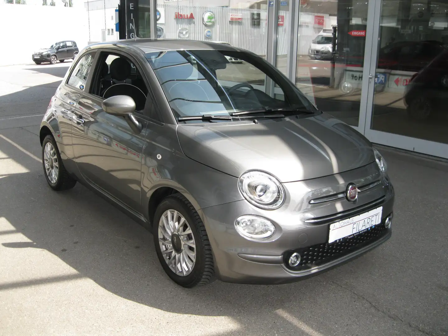 Fiat 500 Hybrid Lounge 1,0l 51Kw Carplay-Navi-PDC-ZV-Klima Grau - 2