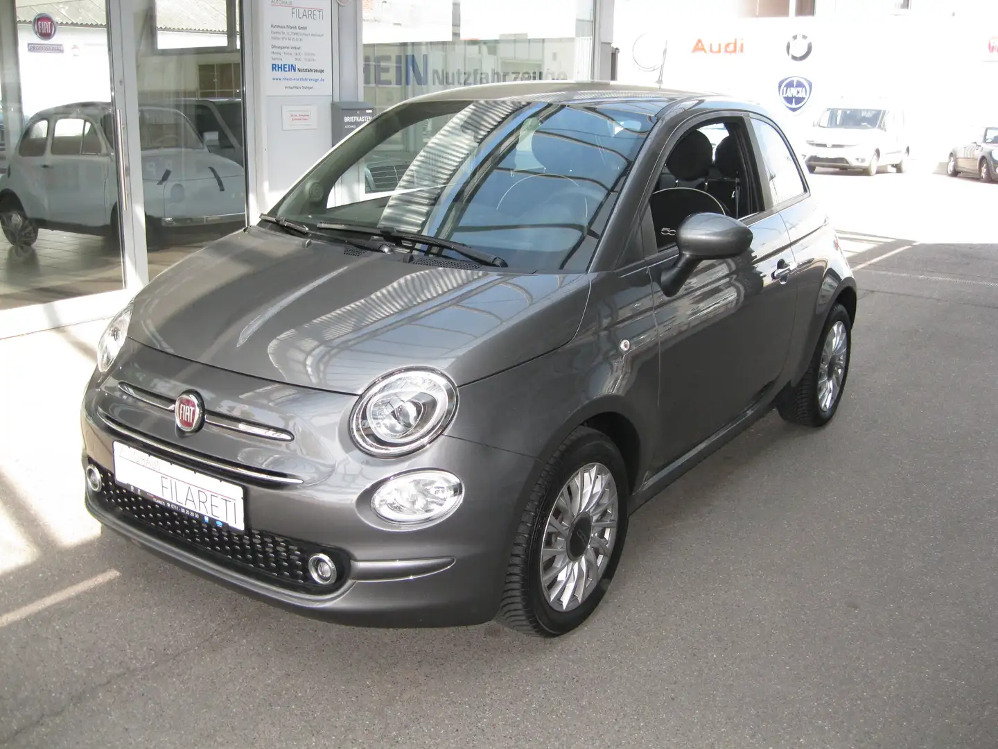 Fiat 500 Hybrid Lounge 1,0l 51Kw Carplay-Navi-PDC-ZV-Klima Grau - 1