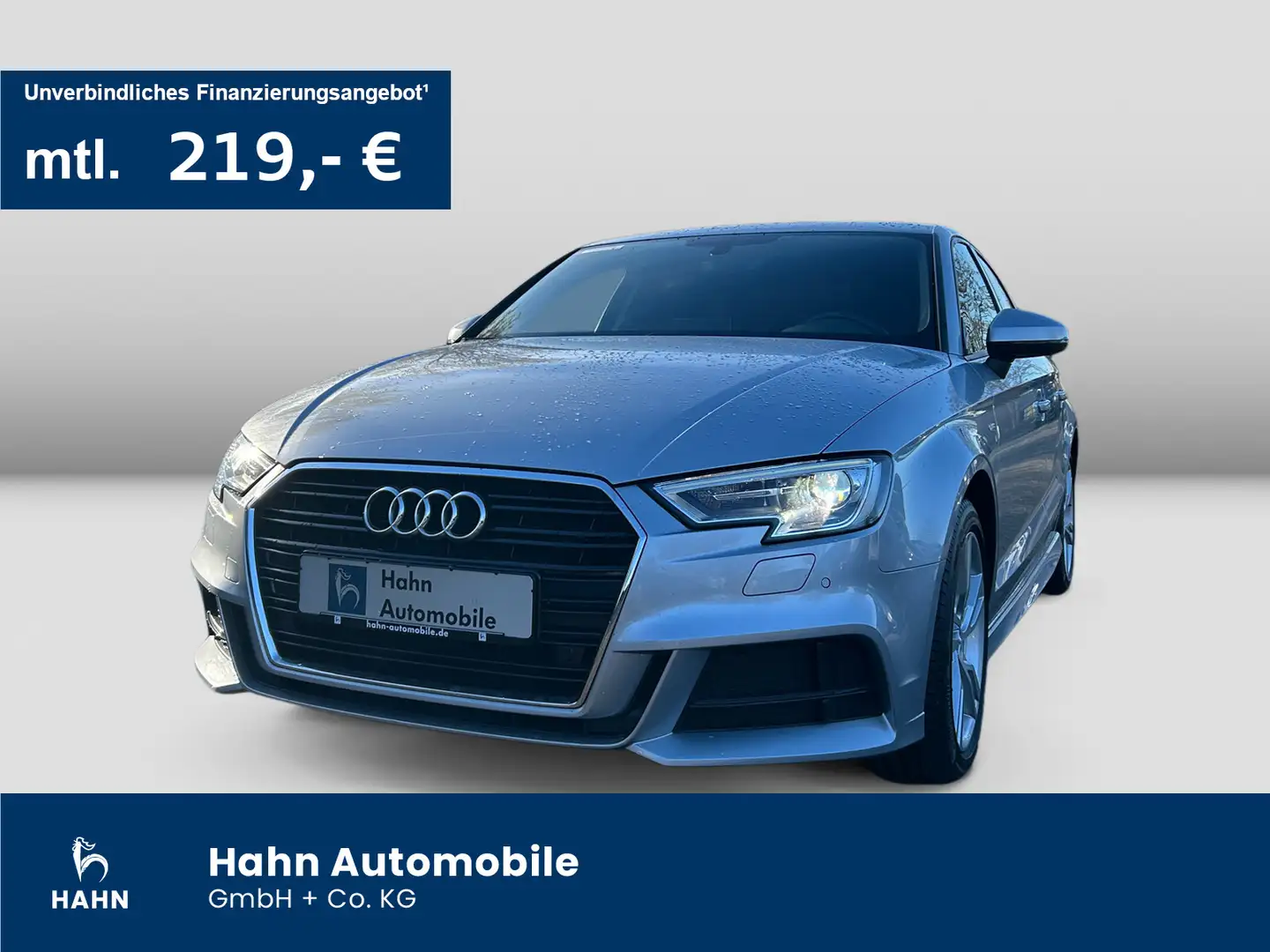 Audi A3 1.5TSI Limousine S-line Navi PDC Xenon Sitzh Zilver - 1
