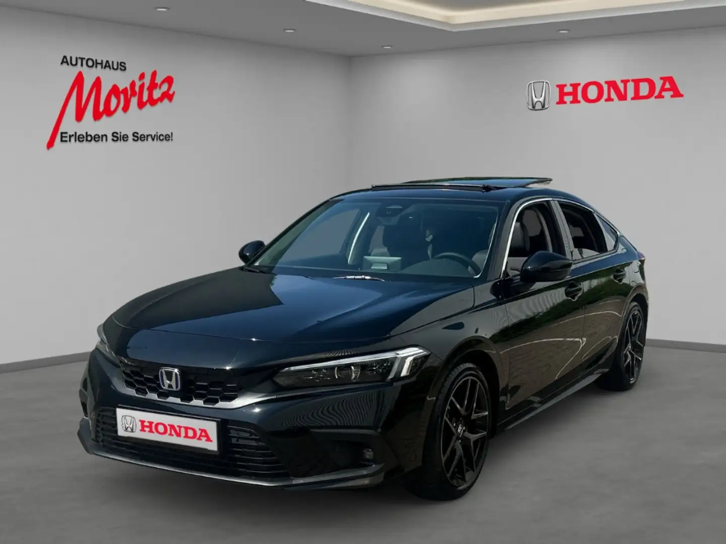 Honda Civic Hybrid 2.0 e:HEV Advance Toter-Winkel-Asst. Rückfa Schwarz - 1