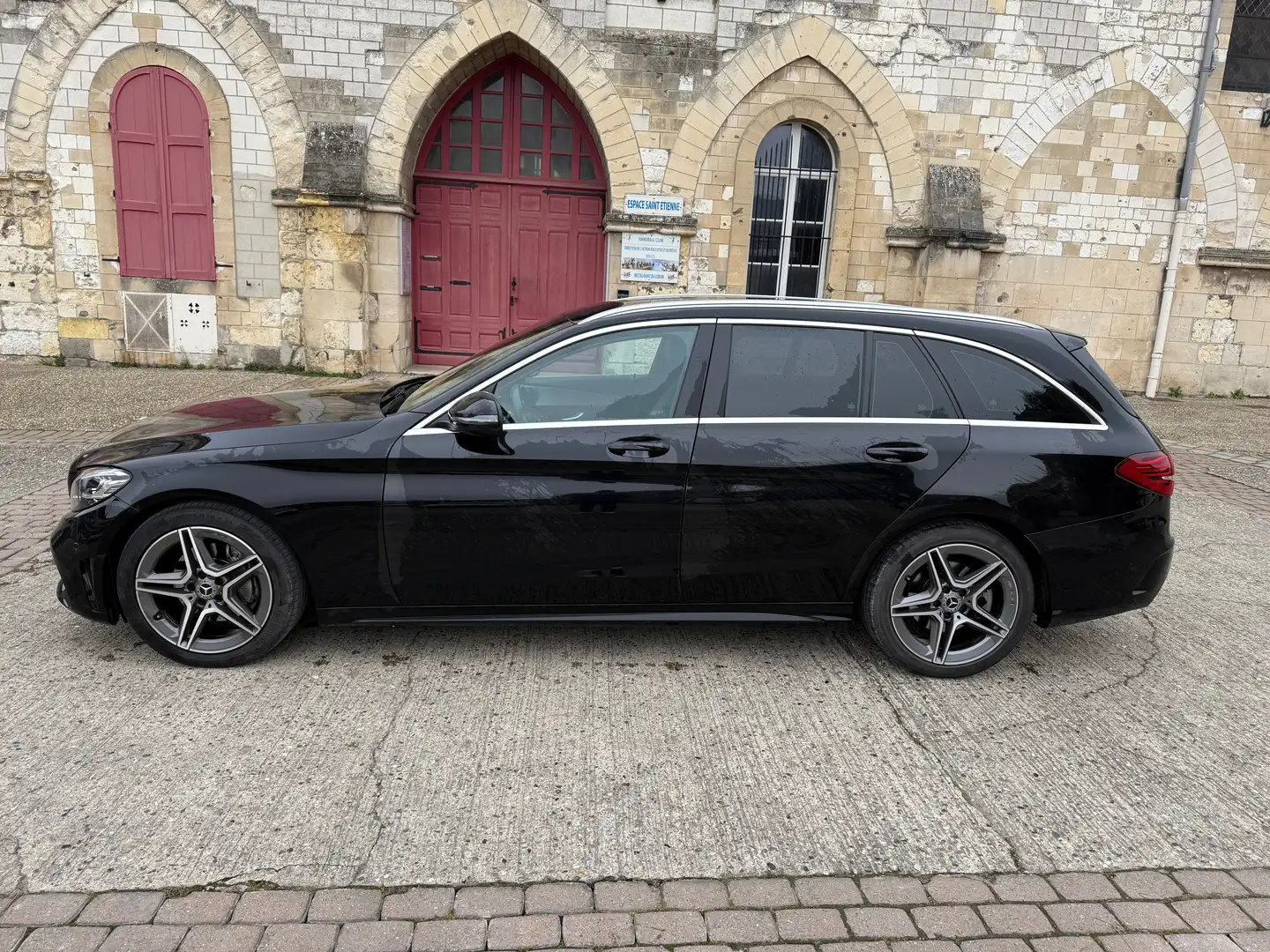 Mercedes-Benz C 220 Classe C Break 220 d 9G-Tronic AMG Line Noir - 2
