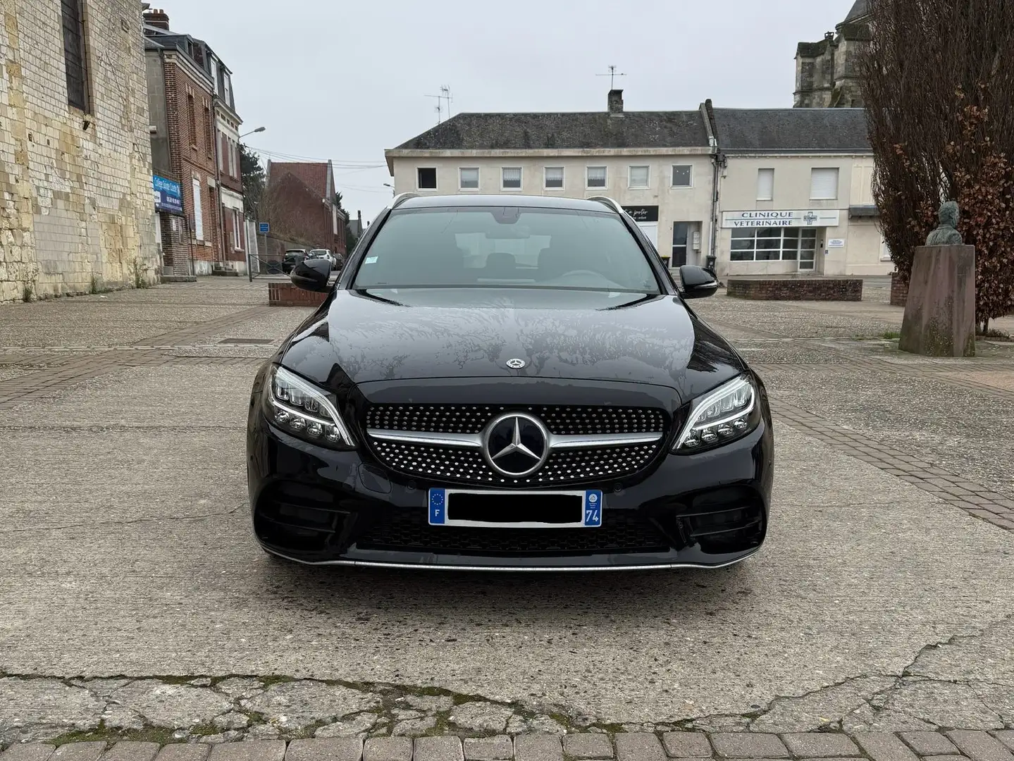 Mercedes-Benz C 220 Classe C Break 220 d 9G-Tronic AMG Line Noir - 1