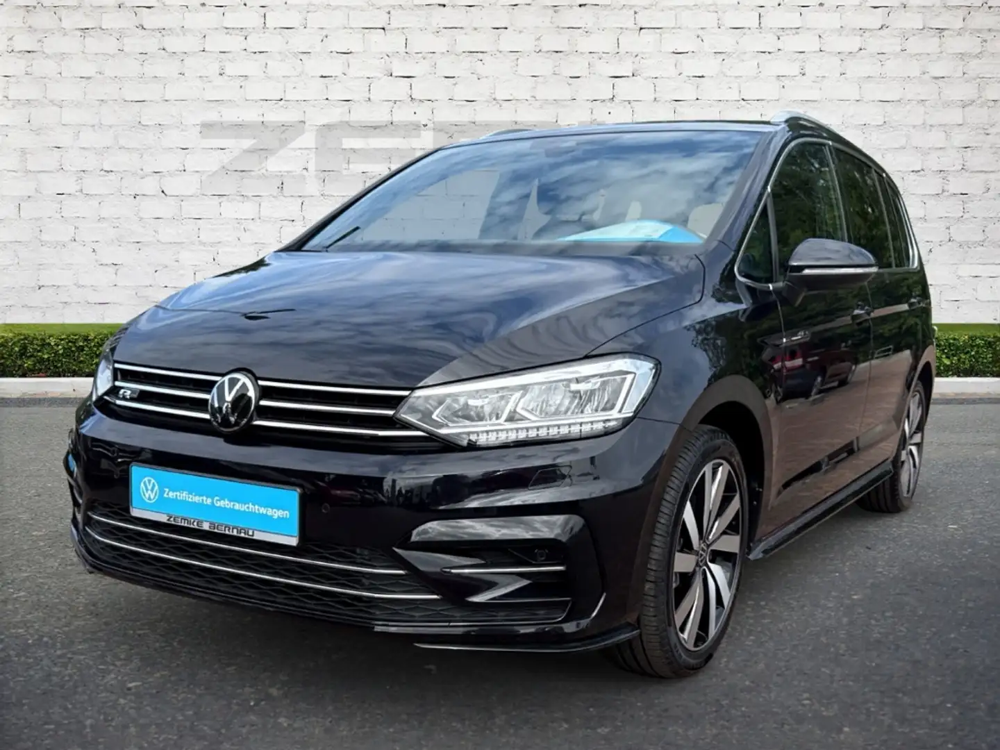Volkswagen Touran 1.5 TSI DSG Highline R-line Sportpaket Navi Digita Zwart - 2