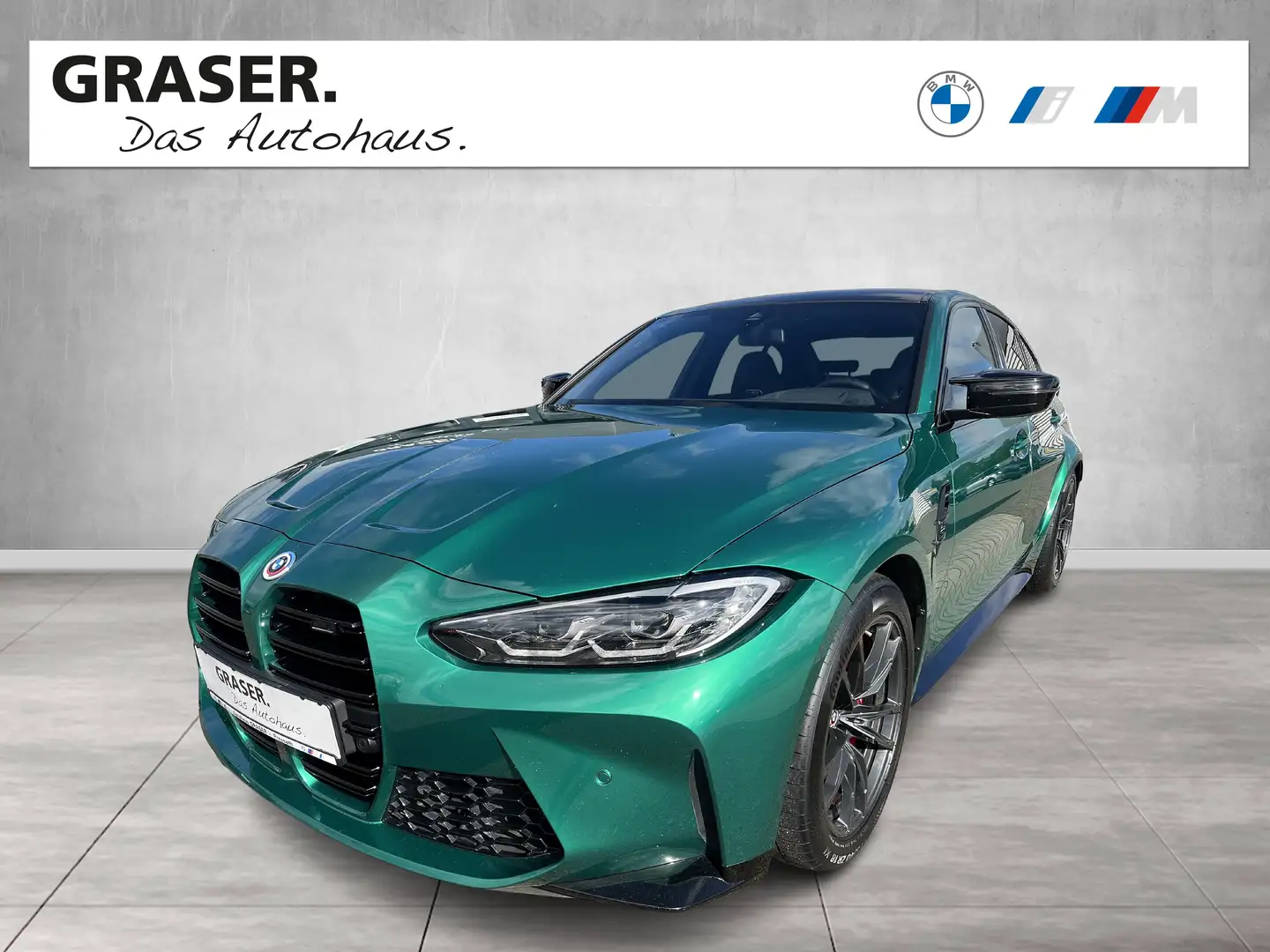 BMW M3 Competition Limousine Head-Up HK HiFi DAB Verde - 1