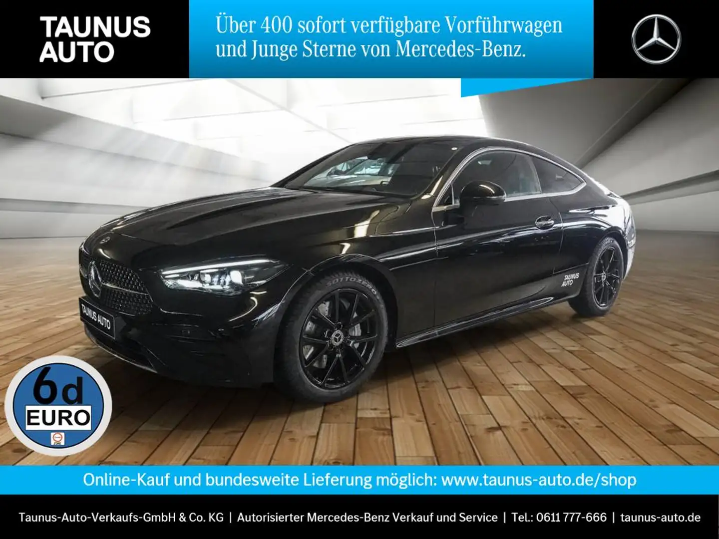 Mercedes-Benz CLE 220 AMG-MEMORY-PANO-KEYLESS-KAM-UVP 69.900,- Zwart - 1
