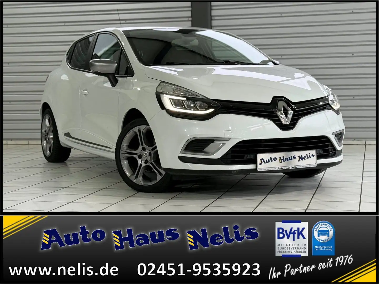 Renault Clio IV Intense GTLine-Paket LED Navi Keyless- E Bianco - 1