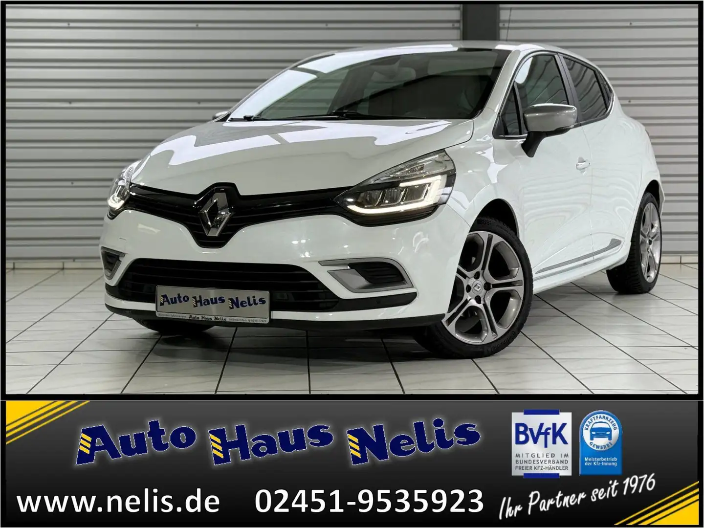 Renault Clio IV Intense GTLine-Paket LED Navi Keyless- E Blanco - 1