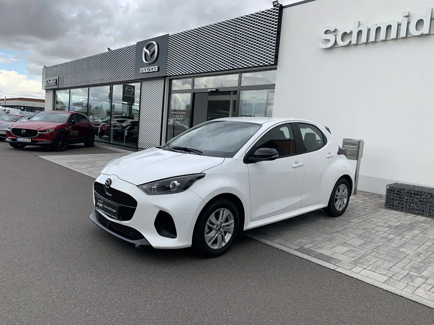 Mazda 2 HYB 1.5L Hybrid VVT-i Centre-Line Blanc - 1
