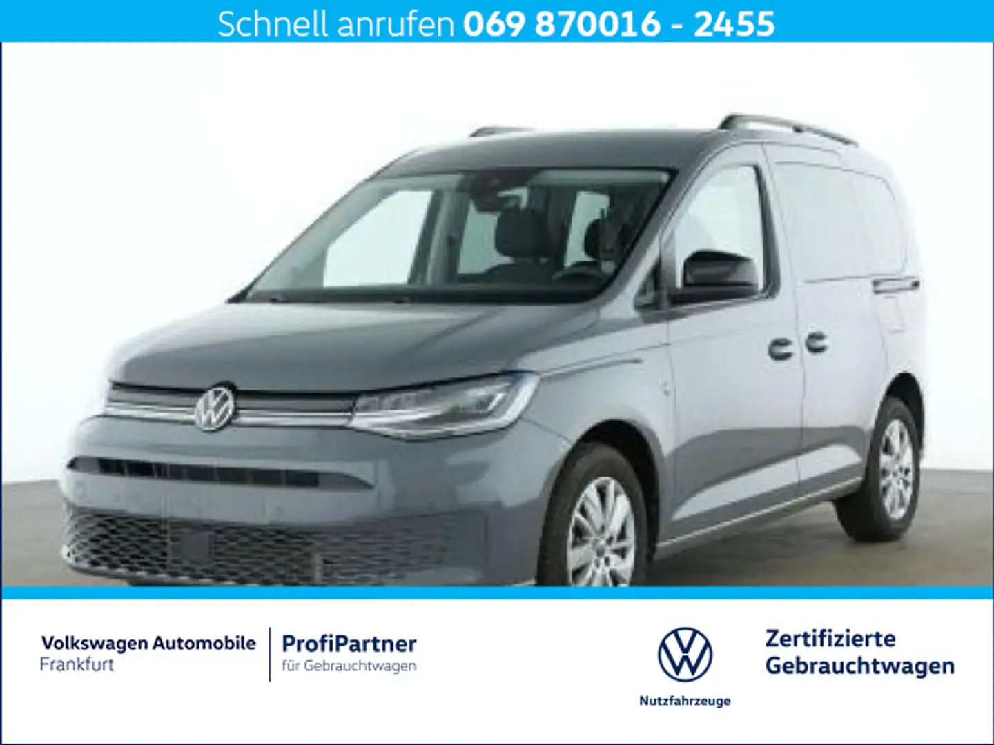 Volkswagen Caddy 2.0 TDI Life Navi LED DAB+ FrontAssist Grau - 1