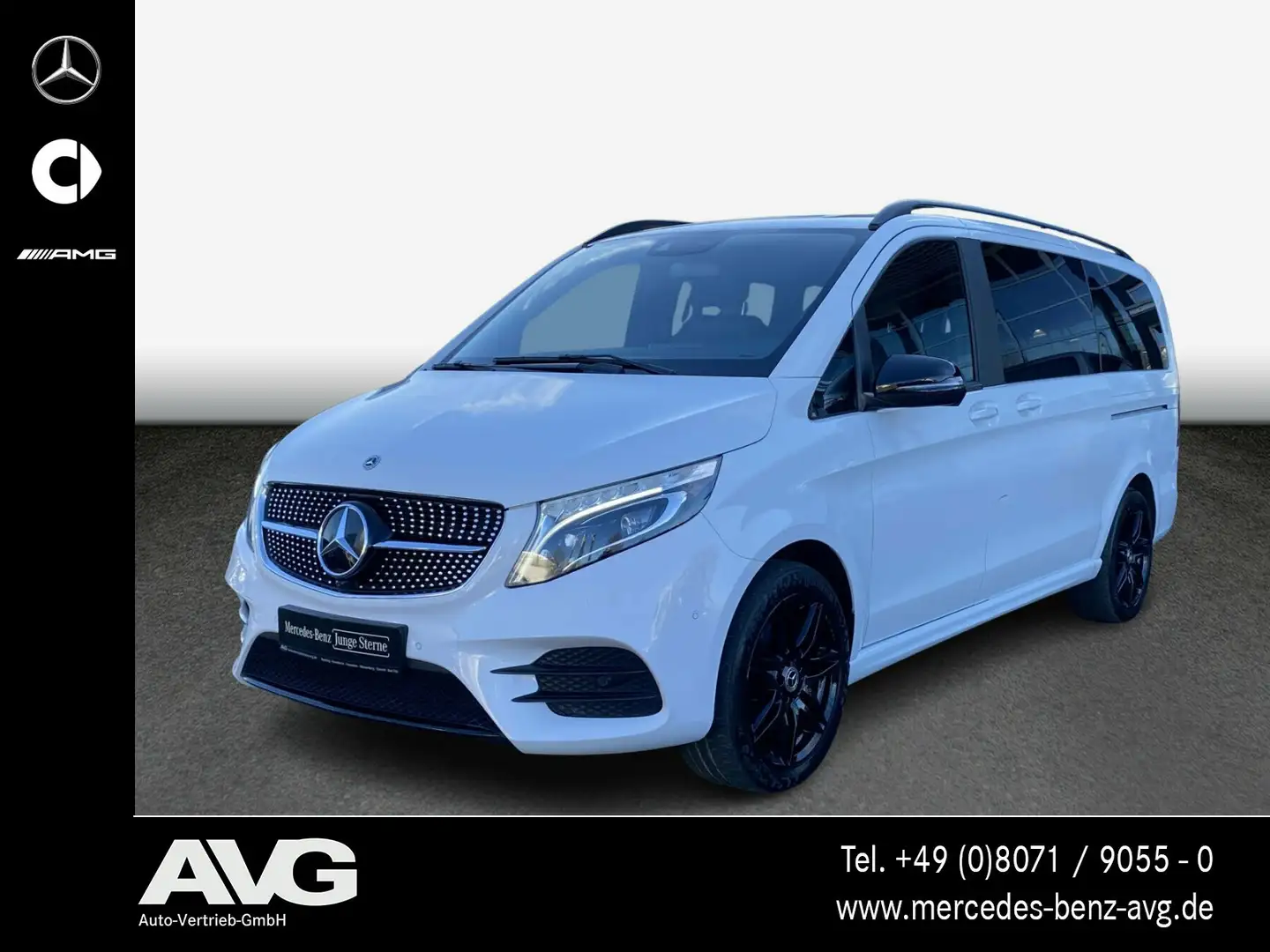 Mercedes-Benz V 300 V 300 d 4MATIC EDITION Lang AMG-Line AHK LED Navi Weiß - 1