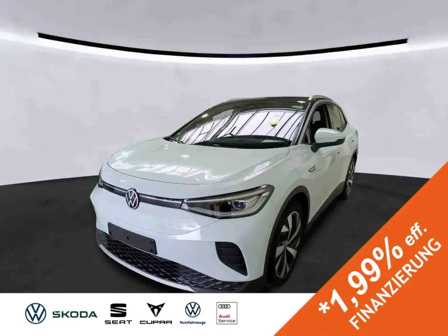 Volkswagen ID.4 PRO PERF. 82 kWh +WÄPU +AHK +IQ.LIGHT +RKAM +20" Blanc - 1