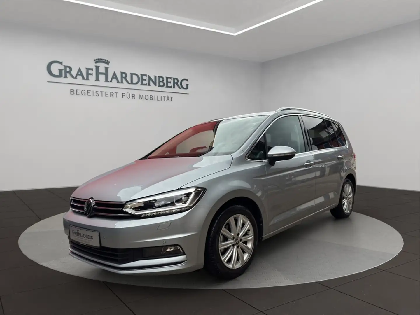 Volkswagen Touran Highline 2.0 TDI DSG 7Sitze Navi AHK Silber - 1