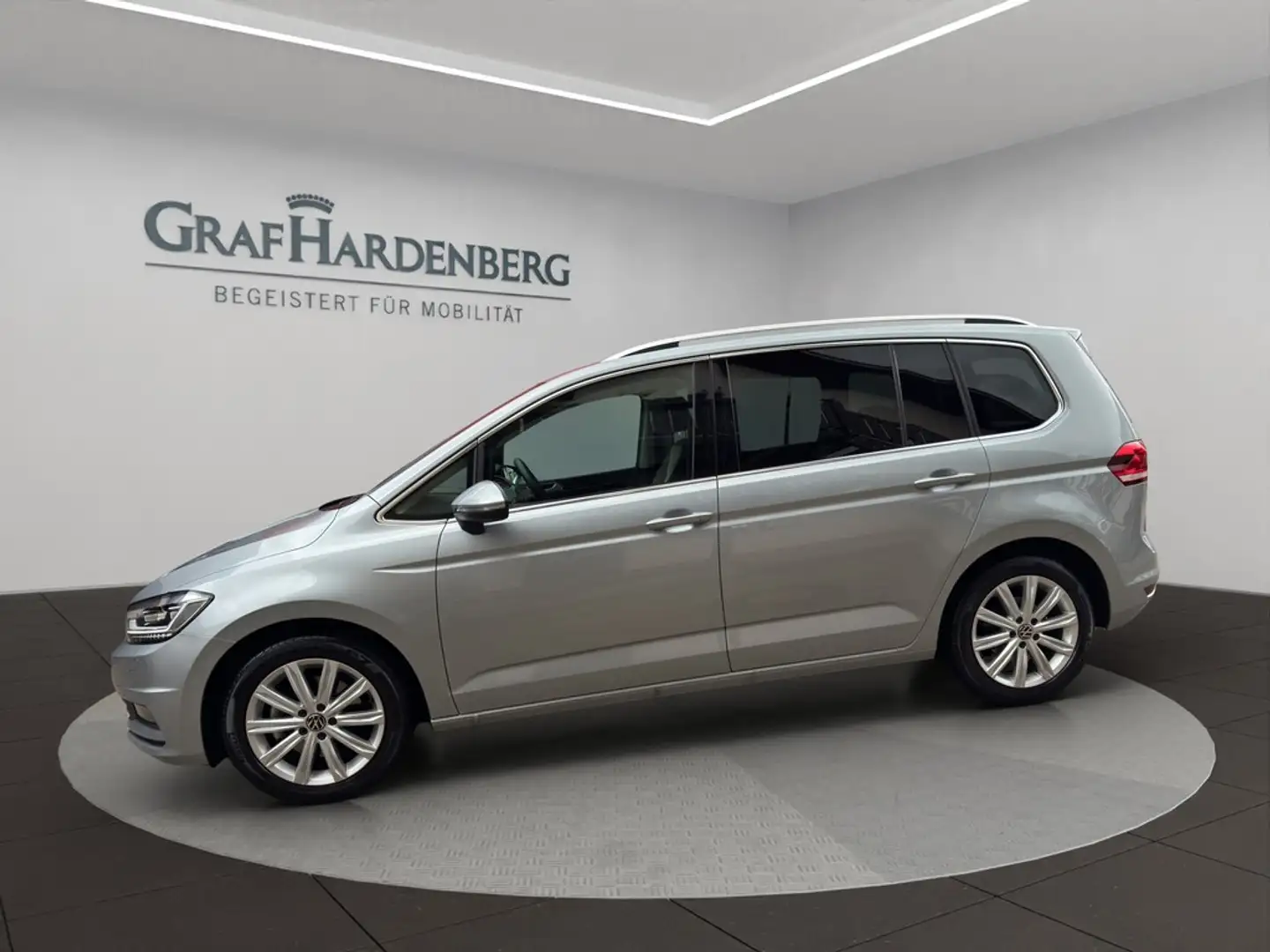 Volkswagen Touran Highline 2.0 TDI DSG 7Sitze Navi AHK Silber - 2