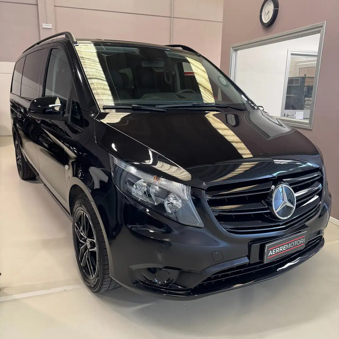 Mercedes-Benz Vito 116 Tourer Select Long E6D-Temp 9p Interno Pelle Schwarz - 2