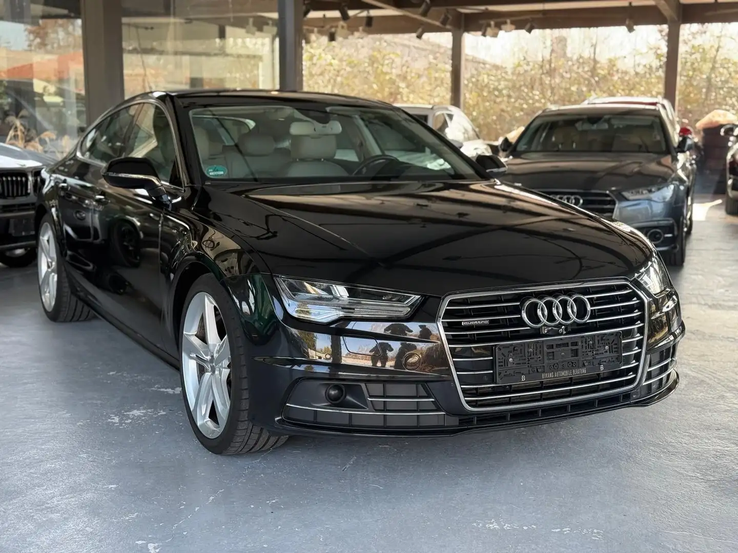 Audi A7 Sportback 3.0 TDI quattro-ACC-SPUR-AHK-KAM Schwarz - 1