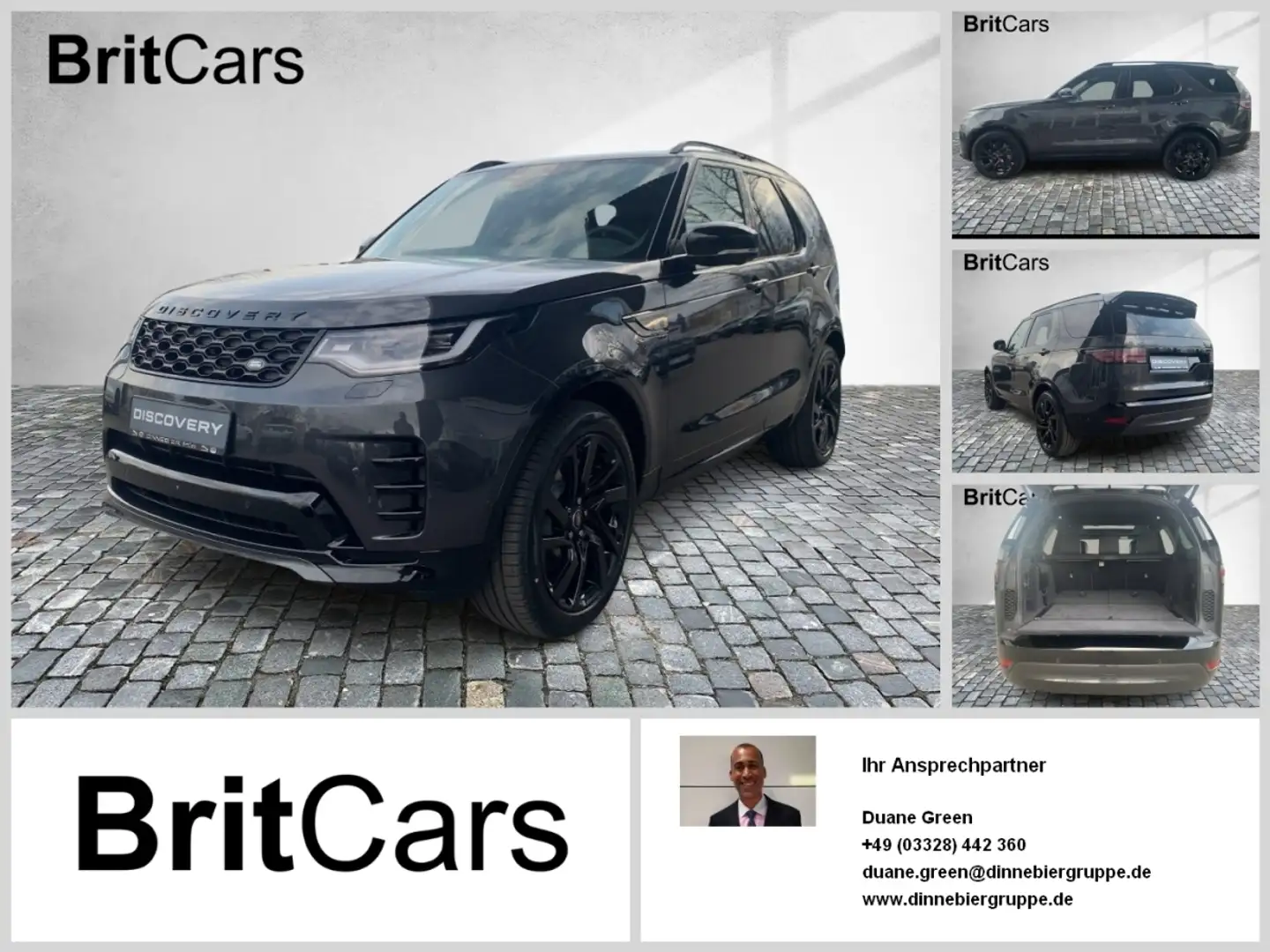 Land Rover Discovery D250 Dynamic SE STH 360 SpurH el.Heck Gris - 1