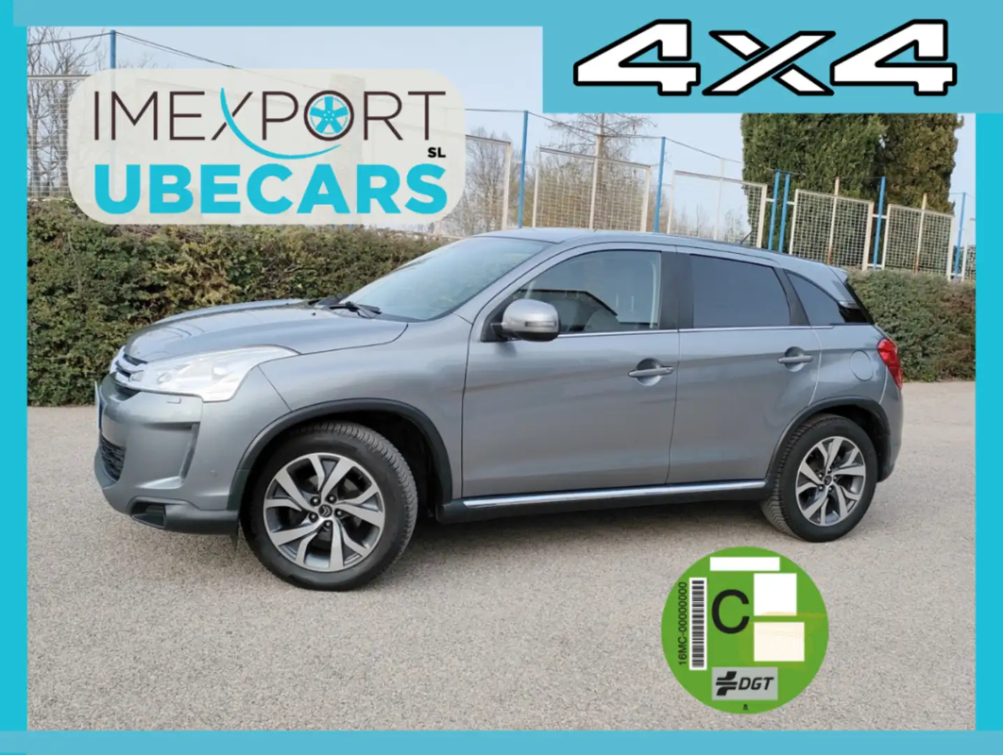 Citroen C4 Aircross 1.6HDI S&S Exclusive 4WD 115 Gris - 1