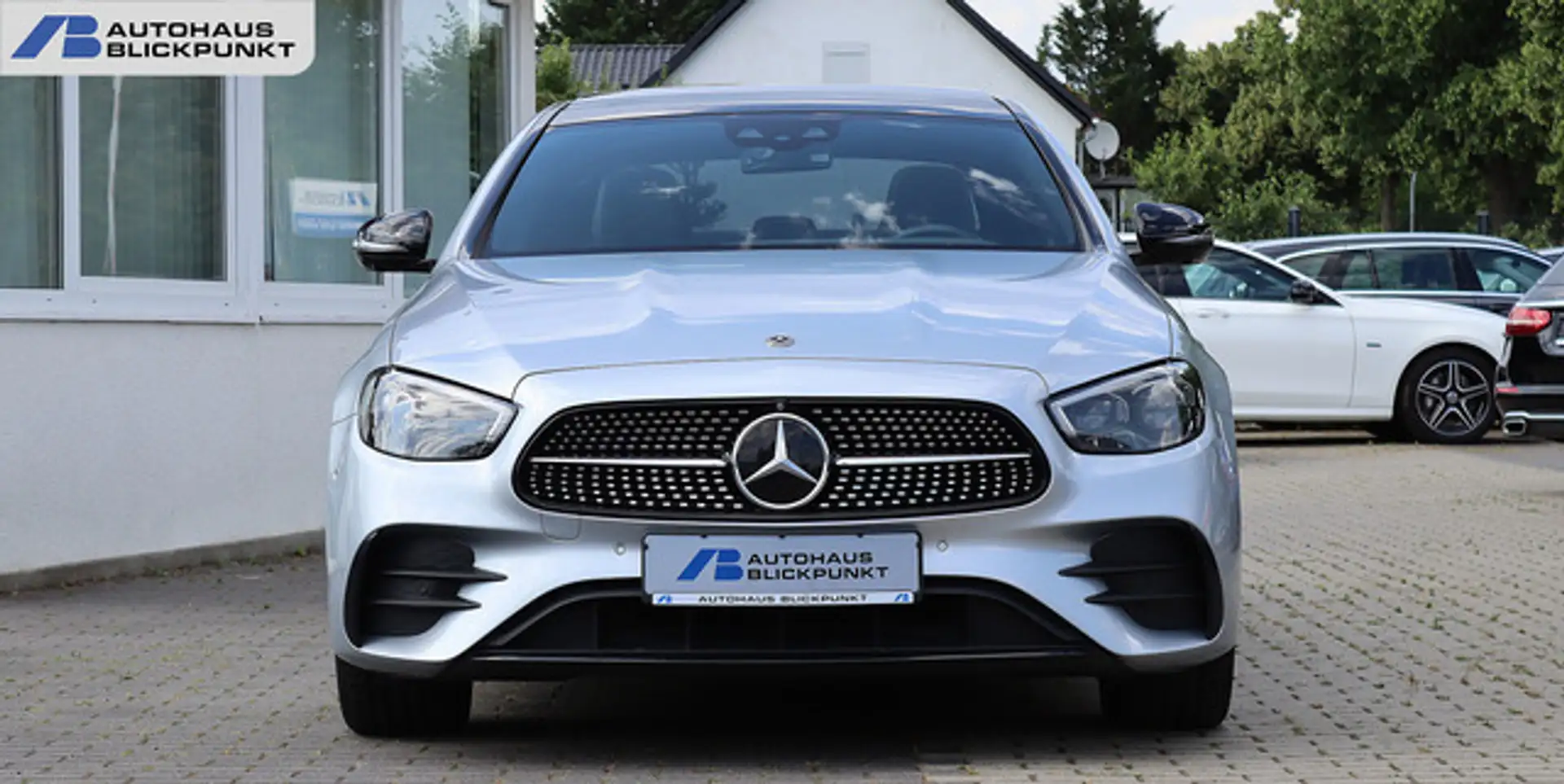 Mercedes-Benz E 300 de 4M 3x AMG DISTRO+PANO+KAM360+BURMESTER Silber - 2