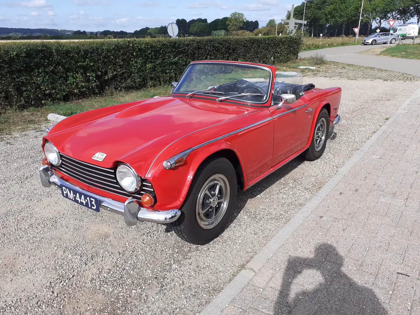Triumph TR5 TR250 met overdrive Rosso - 1