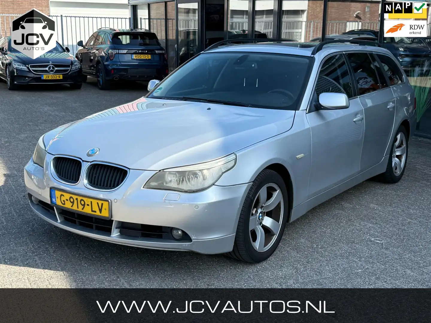 BMW 525 5-serie Touring 525i PANO/LEER/ INRUILKOOPJE!! Grigio - 1
