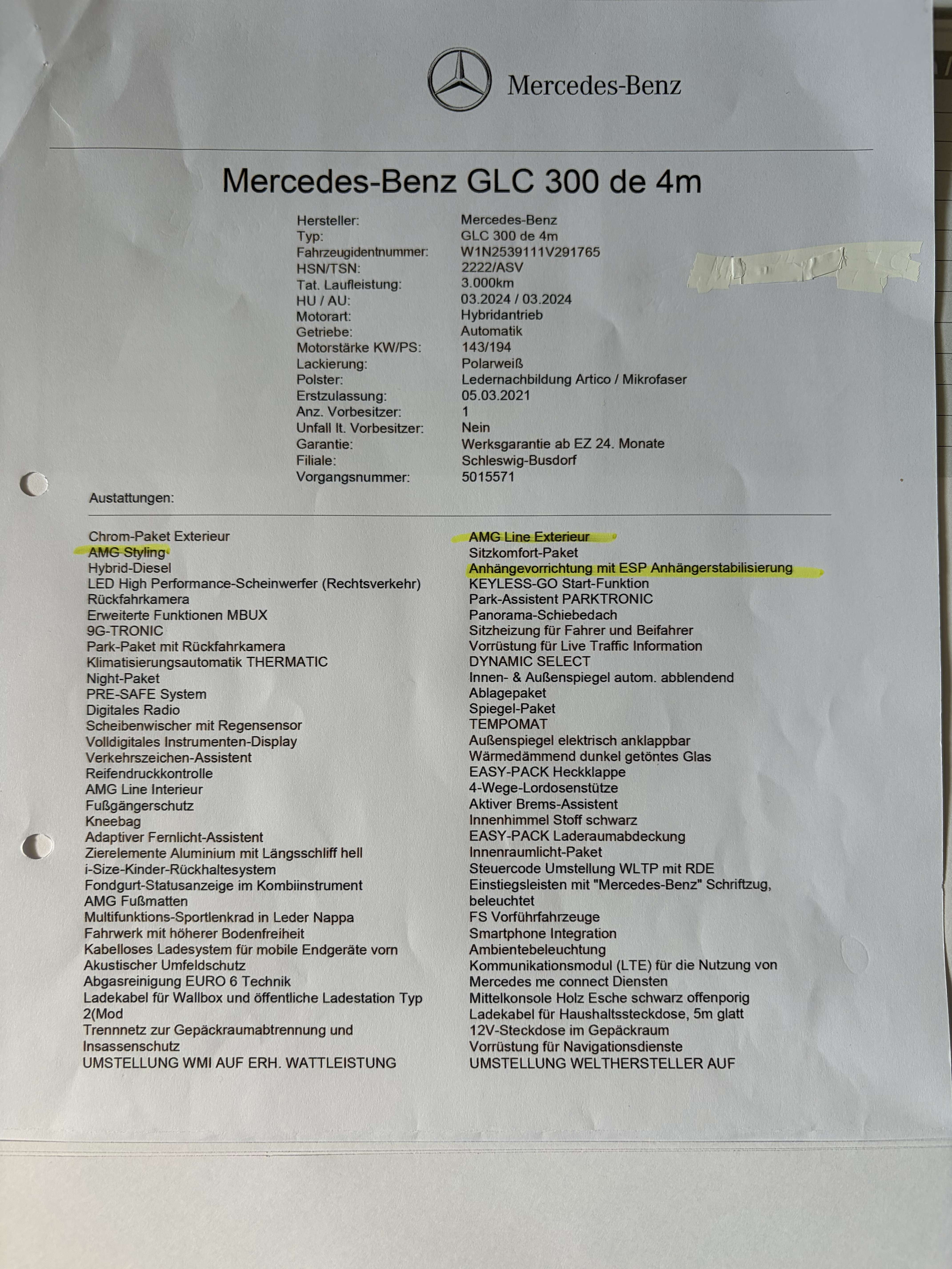 Second hand Mercedes Benz Glc-Class 300