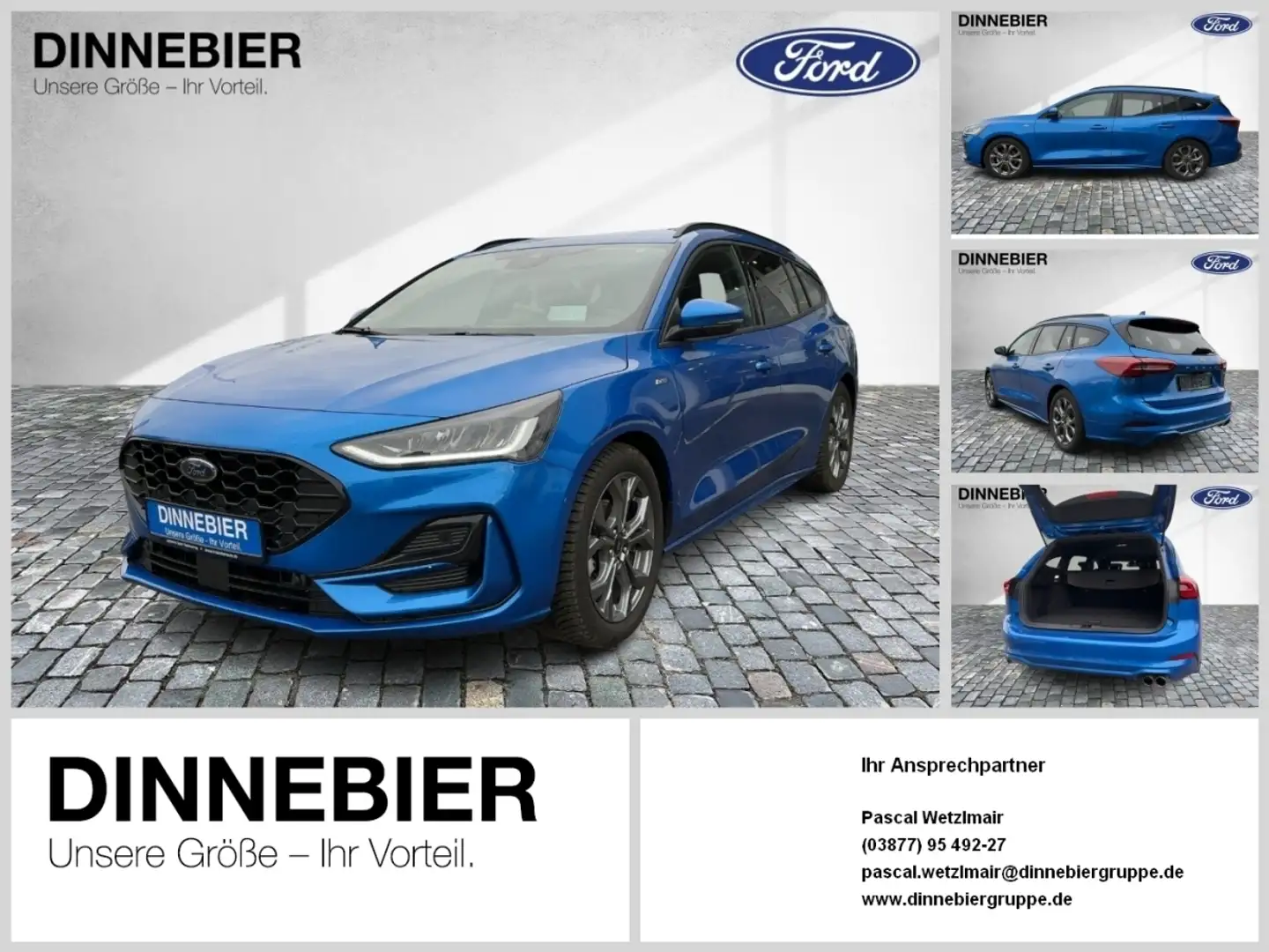 Ford Focus ST-Line LED+AHK+Navi+Kamera+Winterpaket Bleu - 1