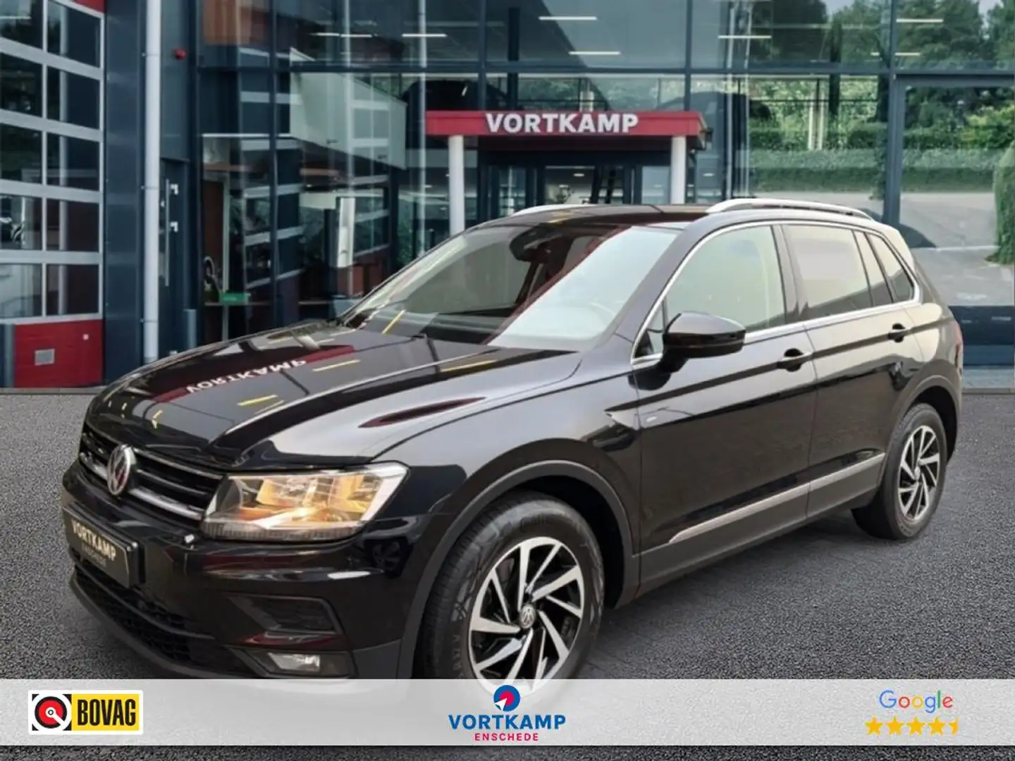 Volkswagen Tiguan 2.0 TDI DSG COMFORTLINE TREKHAAK/PDC/ACC/STOELVERW Schwarz - 1