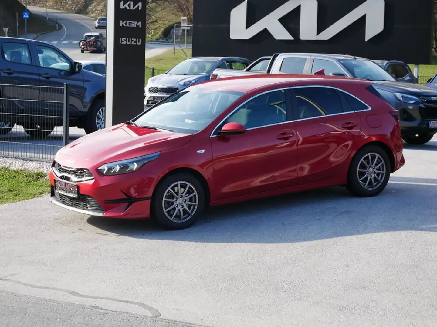 Kia Ceed / cee'd 1,0 T-GDI GPF Silber Rot - 1