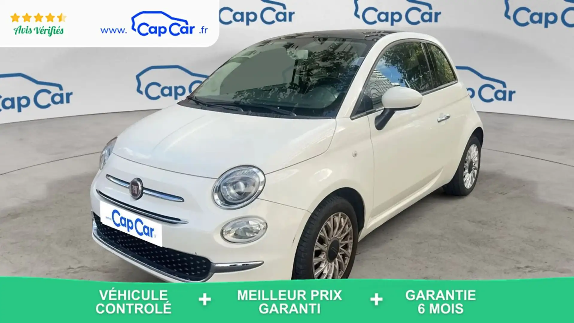 Fiat 500 1.3 Multijet 95 Sport Blanc - 1