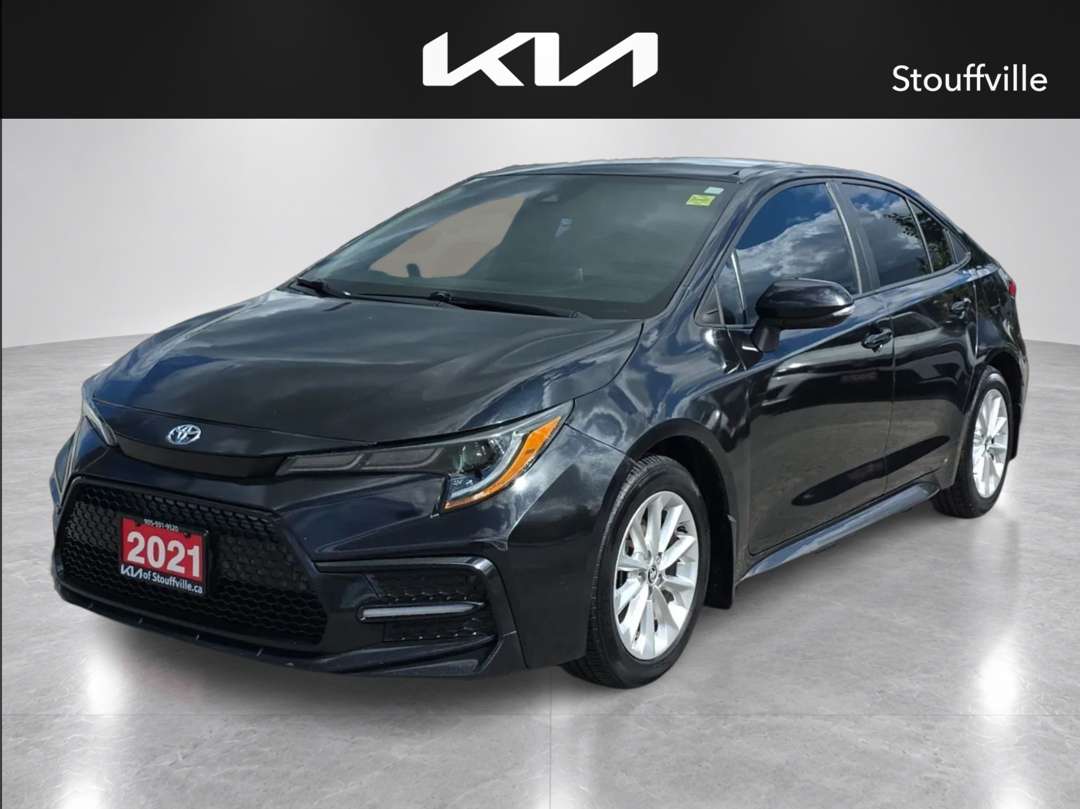 Black 2021 Toyota Corolla Sedan Front-Wheel Drive Automatic