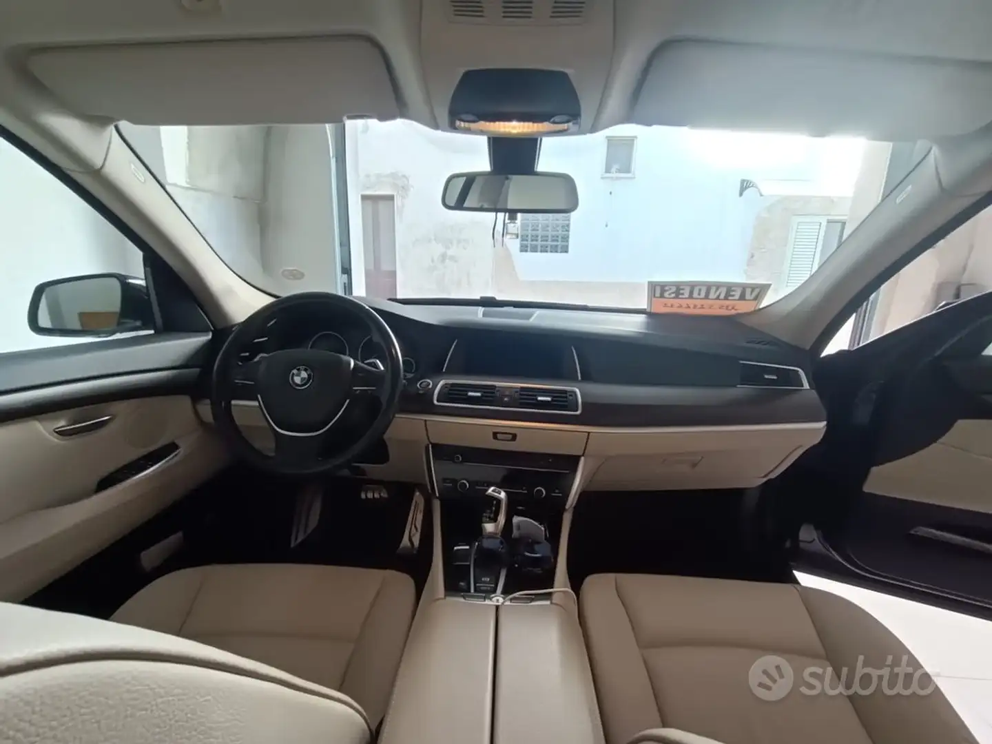 BMW 520 Serie 5 F07 520d GT Luxury Full Automatico Nero - 2