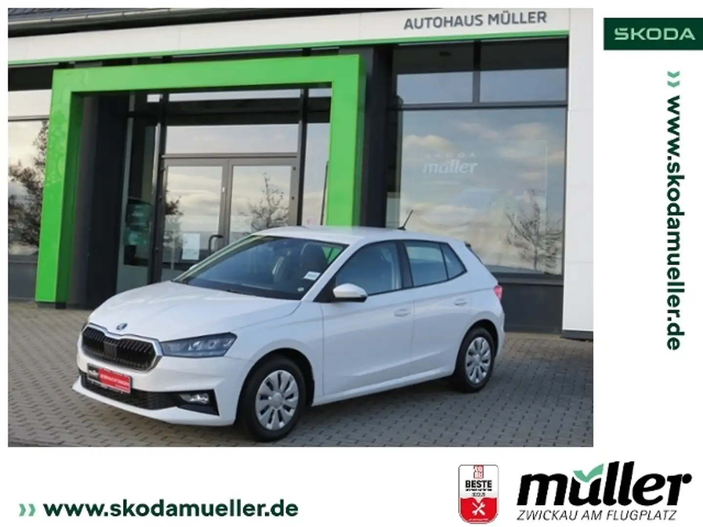 Skoda Fabia Selection 1.0TSI  59kW 1. Hand Bianco - 1
