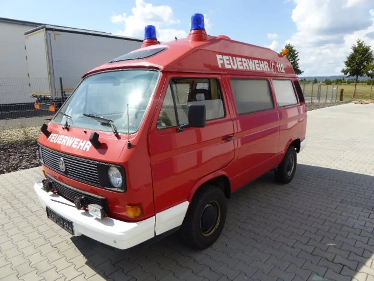 Volkswagen T3 Transporter 253 GC2/M516 syncro Roşu - 1